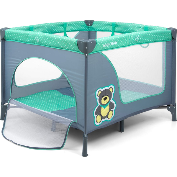 Cuna De Menta Con Osito Divertido Milly Mally