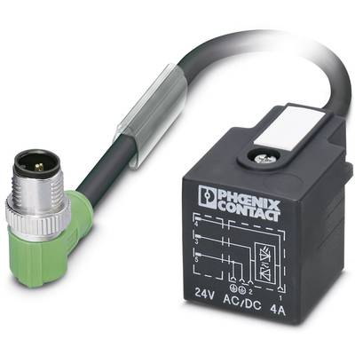Sensor/Actuator cable SAC-3P-M12MR/1,5-PUR/A-1L-Z 1439353 Phoenix Contact (1439353)