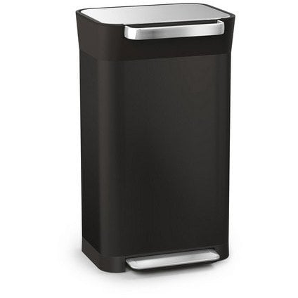 Compactador De Basura Joseph Joseph Titan 30, 30l, Color Carbón, Alta Capacidad, Diseño Moderno Y Resistente, Ideal Para Hogar Y Oficina