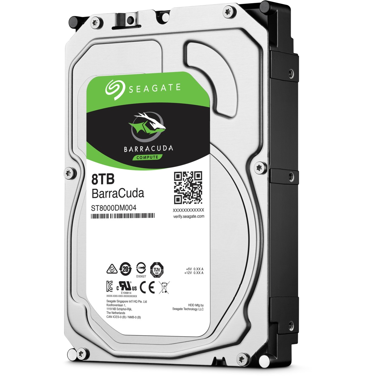 Seagate BarraCuda 3.5" 8TB 5400rpm 256MB SATA3 (ST8000DM004)