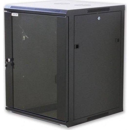 Techly I-CASE EW-2012BKL шкаф за монтиране на апаратура 12U Поставка монтирана в стена Черен