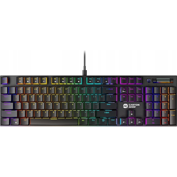 Klawiatura Canyon CANYON Klawiatura gamingowa Cometstrike GK-55 Czarna