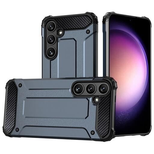 Gigapack Defender Samsung Galaxy A15 4G (SM-A155) fémhatású tok sötétkék (GP-154900) (GP-154900)