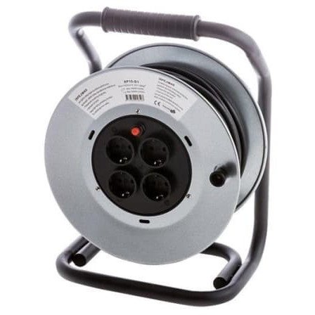 EXT CORD XP15-D1 3X1.5 50M 4P REEL MET