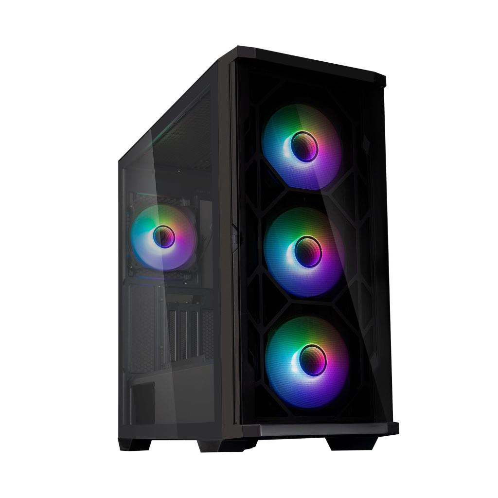 Zalman Z10 DUO táp nélküli ablakos ház fekete (Z10 DUO)