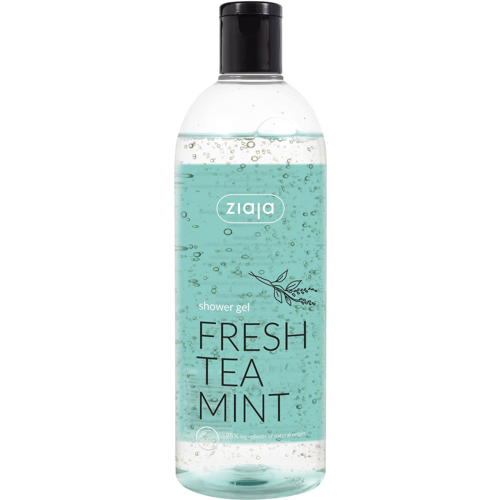 ZIAJA Fresh Tea Mint Tusfürdő zselé 500 ml (5901887050285)