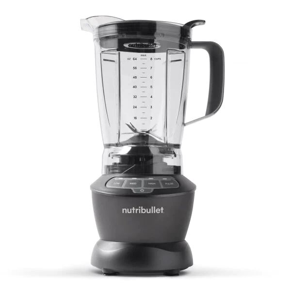 Блендер Nutribullet 1200 W, 3 скорости + Pulsе, Капацитет 1.8 л, Сив