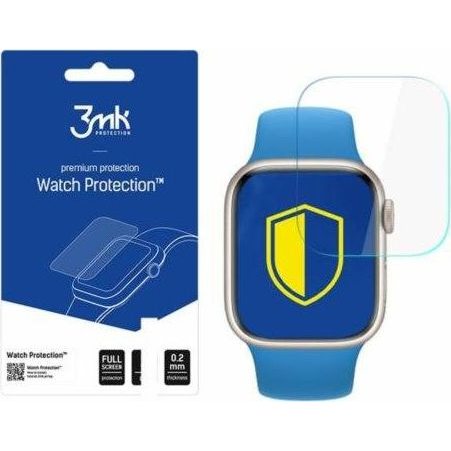 Set 3 folii protectie transparenta 3MK Watch Protection compatibil cu Apple Watch 4/5/6/7/8/SE 40/41mm