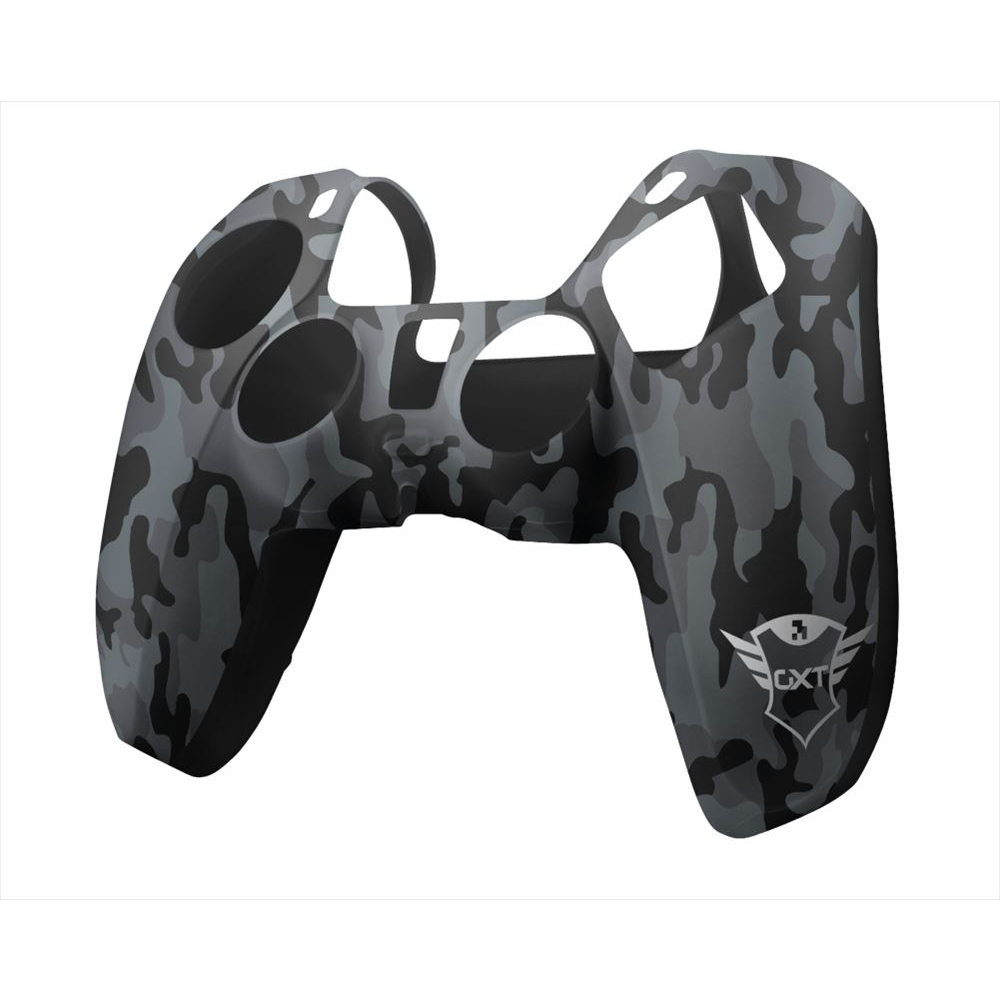 Trust GXT 748 Camo PS5 kontroller gumiborítás szürke terepmintás (24172) (trust24172)