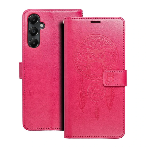 MEZZO Samsung Galaxy A05s készülékhez könyvtok Dreamcatcher magenta
