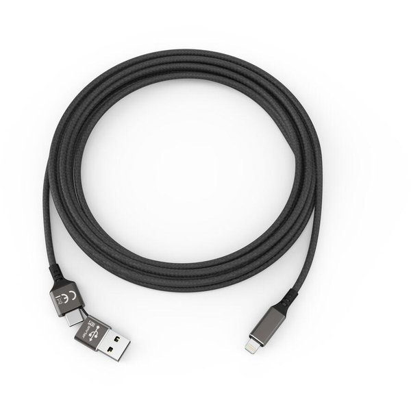 smrter SPEEDY Daten-& Ladekabel, Typ Lightning, 100cm, black retail