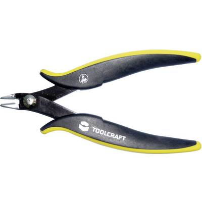 TOOLCRAFT 2238826 TO-6716478 ESD Oldalcsípőfogó Fazetta nélkül 128 mm