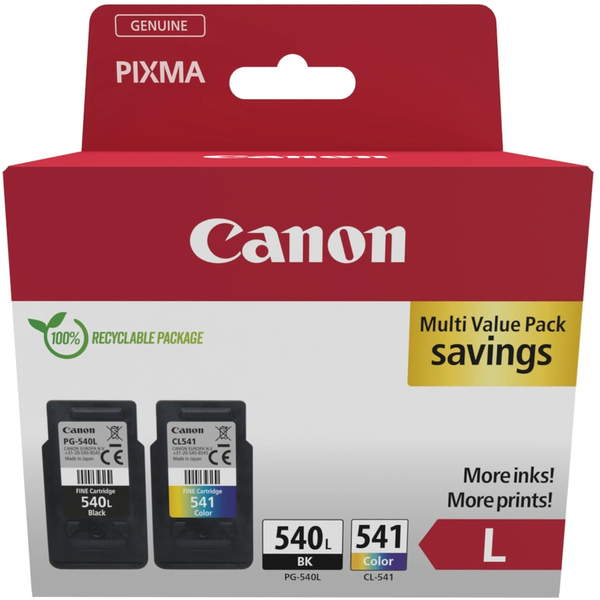 Canon 5224B013 blækpatron 2 stk Original Sort, Blå, Magenta, Gul