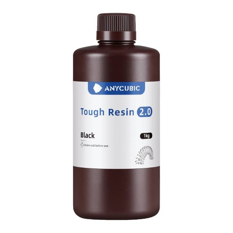AnyCubic Tough Resin 2.0 fekete 1kg (SRX2BK-101A) (SRX2BK-101A)