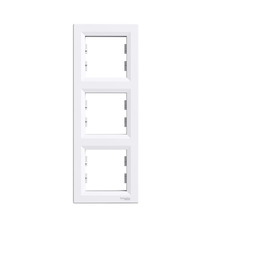 Schneider ASFORA Villanykapcsoló Keret függőleges 3-as fehér (EPH5810321)