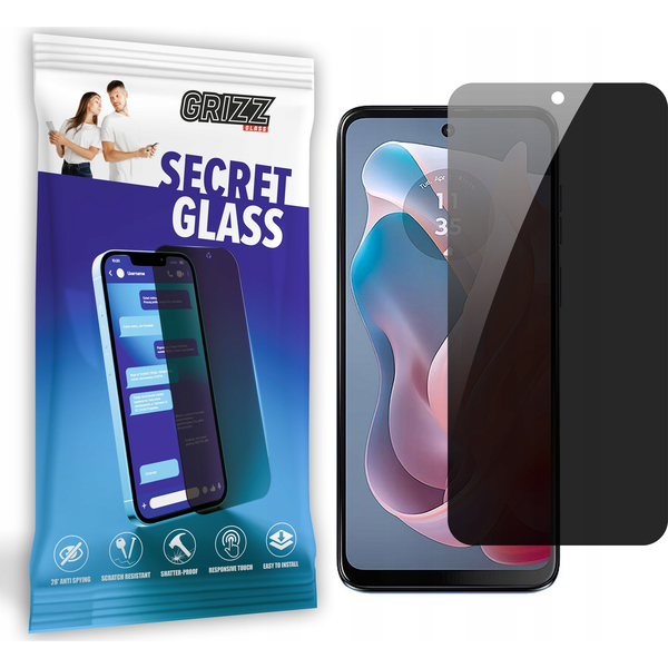  GrizzGlass Szkło prywatyzujące GrizzGlass SecretGlass do Motorola Moto G Play 2024