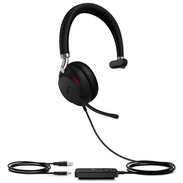 Yealink UH38 Mono Teams Headset Kabel & trådløs Kontor/Callcenter Bluetooth Sort