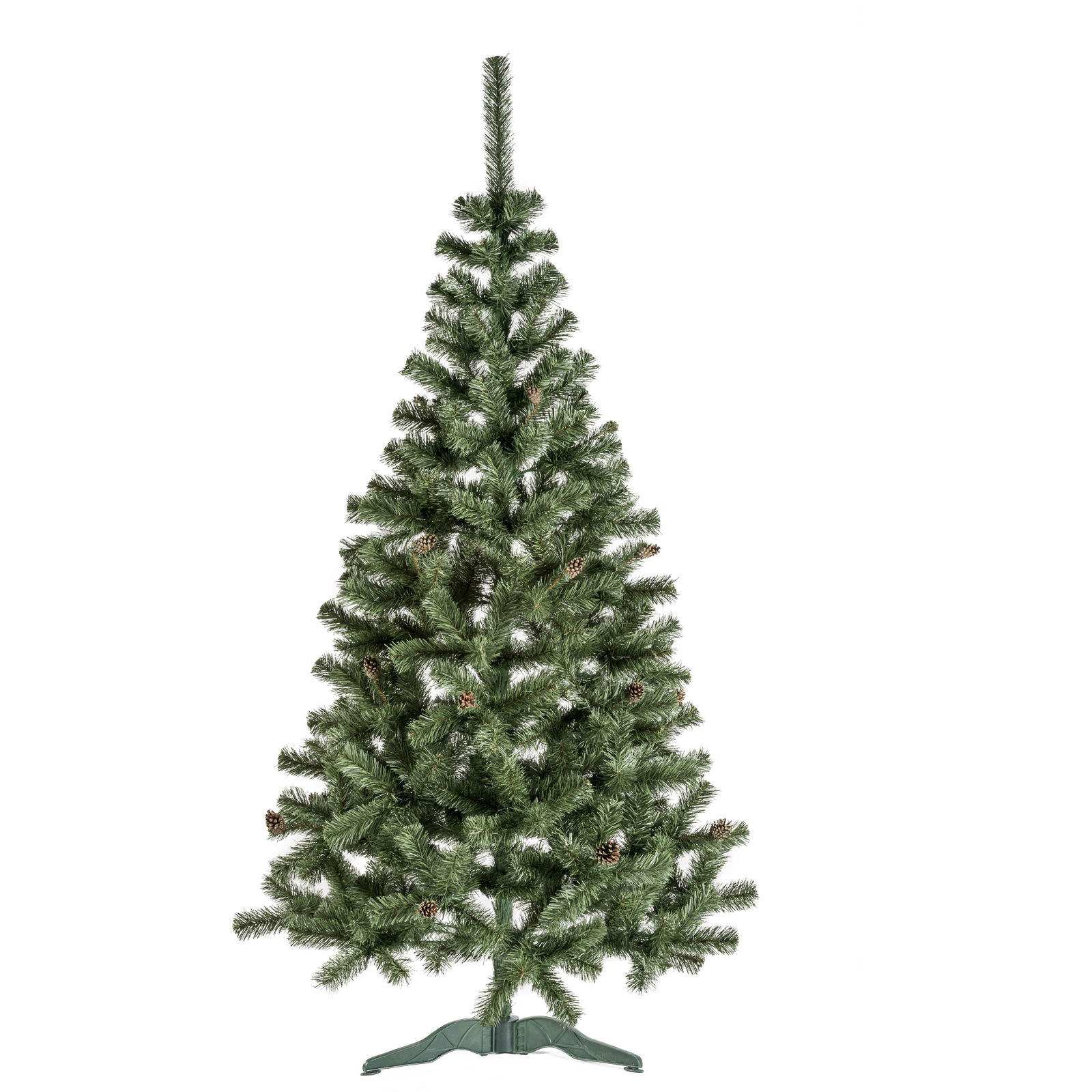 Aga karácsonyfa, fenyő, fenyőtobozokkal 220 cm (MR3231)