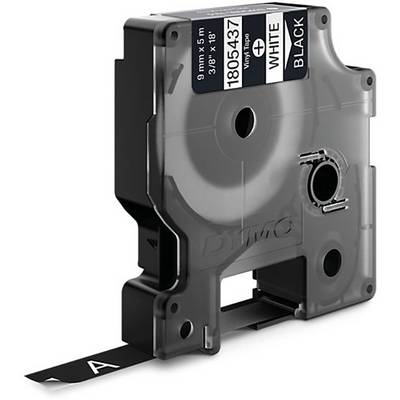 Feliratozó szalag DYMO IND RHINO 1805437 Vinyl Szalagszín: Fekete Szövegszín:Fehér 9 mm 5.5 m (1805437)