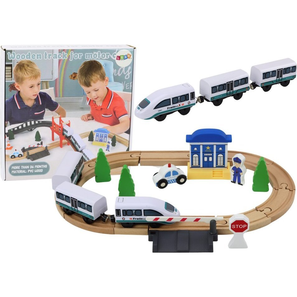 Fából Készült Vasúti Pálya Vasúti Tartozékok Híd Rendőrség 3.2M 17928 (17928)