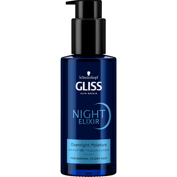 Gliss Aqua Revive Éjszakai hajpakolás, normál vagy száraz hajra (100 ml)