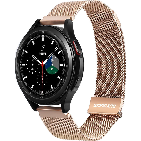  Dux Ducis Dux Ducis Magnetic Strap pasek do Samsung Galaxy Watch / Huawei Watch / Honor Watch (20mm band) magnetyczna opaska złoty (Milanese Version)