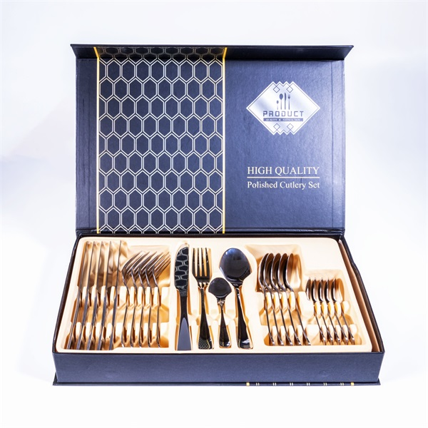 IRIS KT-253 Konyhai evőeszköz készlet (24 részes) - Ezüst (KT-253-S)