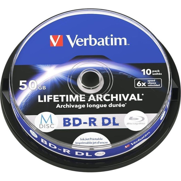 Verbatim MDISC BD-R DL 50 GB 10 stuk(s)