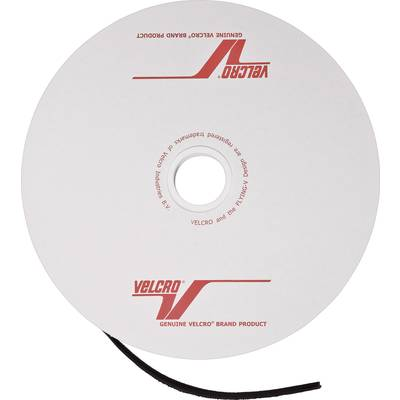 Tépőzár bolyhos és horgos fél, 25 m x 10 mm, fekete, méteráru, Velcro ONE-WRAP