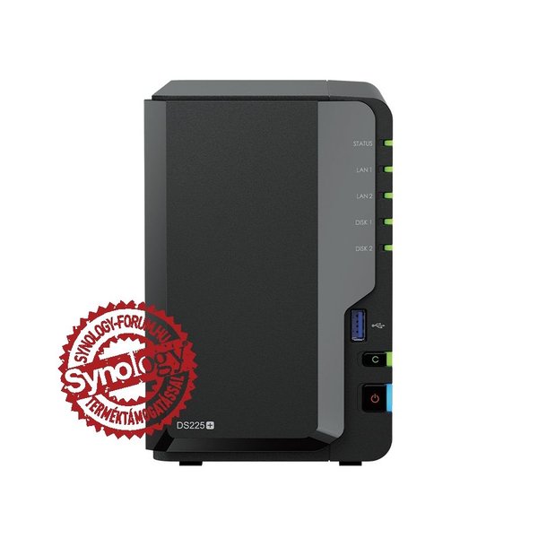 Synology DS225+ 2bay/USB 3.2/2.5Gbps