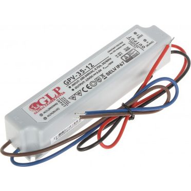 GLP GPV-35-12 36W 12V/3A IP67 LED tápegység