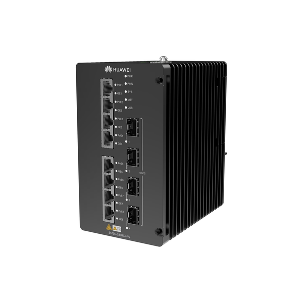 S5700 Series Ethernet Switch - 8*10/100/1000base-t Ports, 4*10ge Sfp+ Ports, Poe++, Din Rail Mountin