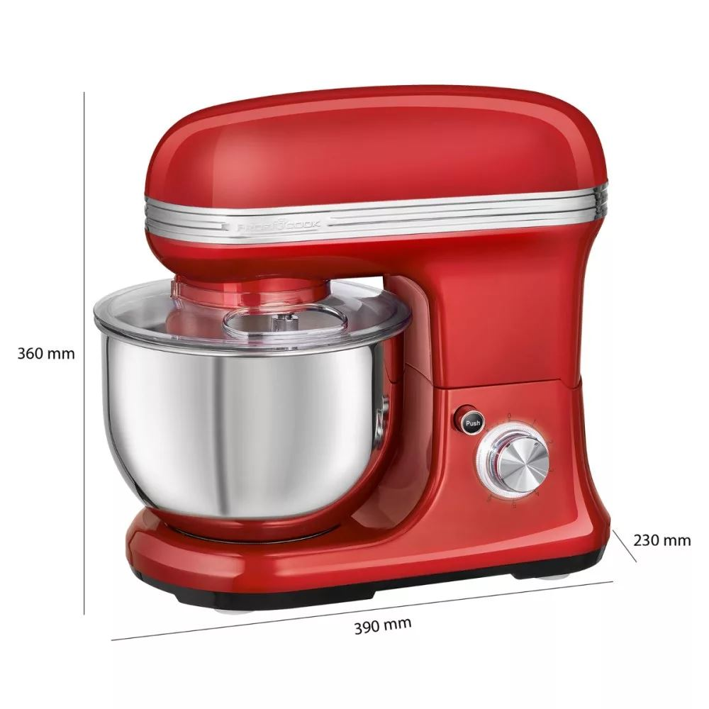 Kuchynský robot Profi Cook PC-KM 1197 1200 W červený (pc501197)