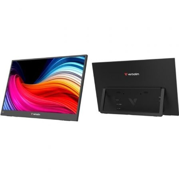 Verbatim Portable 15.6" FHD Monitor LIGHT Monitor portatile Nero 39,6 cm (15.6") LCD 1920 x 1080 Pixel