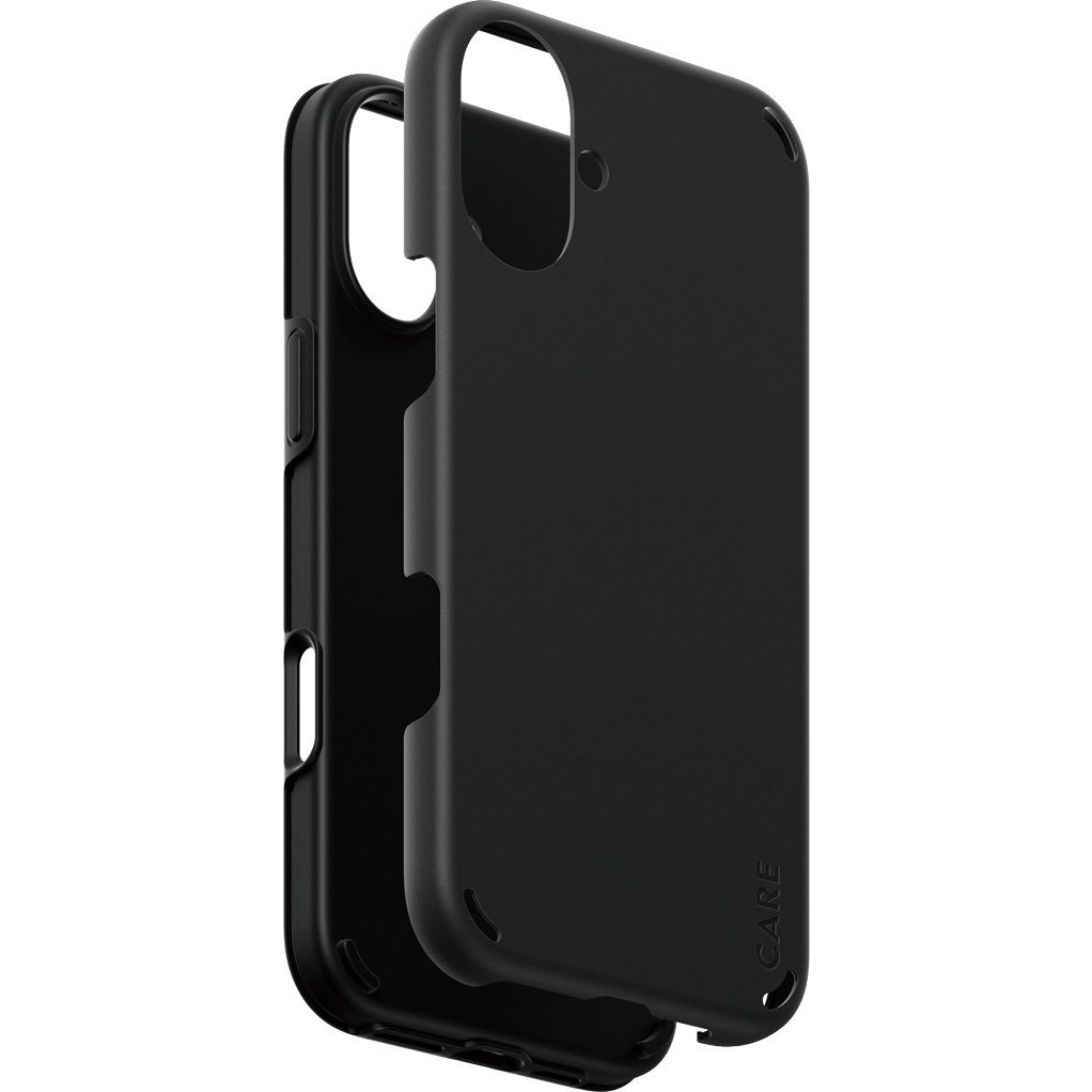 PanzerGlass CARE by PG Double Def BLK iPhone16 6.7 telefontok Borító Átlátszó (1335)