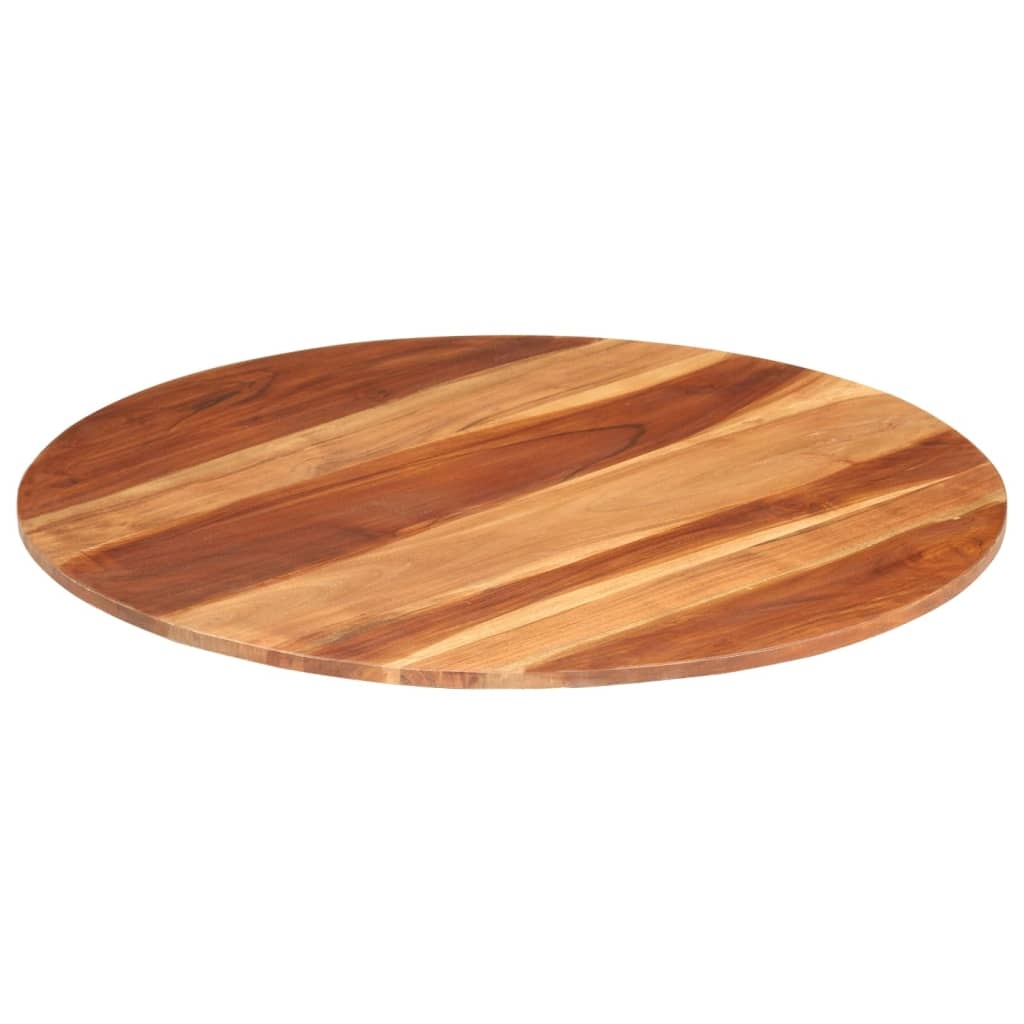kerek tömör akácfa asztallap 15-16 mm 80 cm (285971)