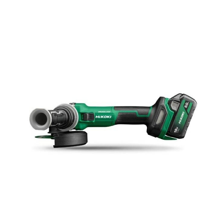 HIKOKI Sarokcsiszoló akkumulátorral G1813DEWQZ, 18V, 125 mm, 2 akkumulátor, töltő, szállítótáska (G1813DEWQZ)