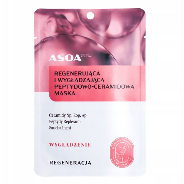 Asoa Regeneráló és Simító Peptides-Ceramidos Fátyolmaszk