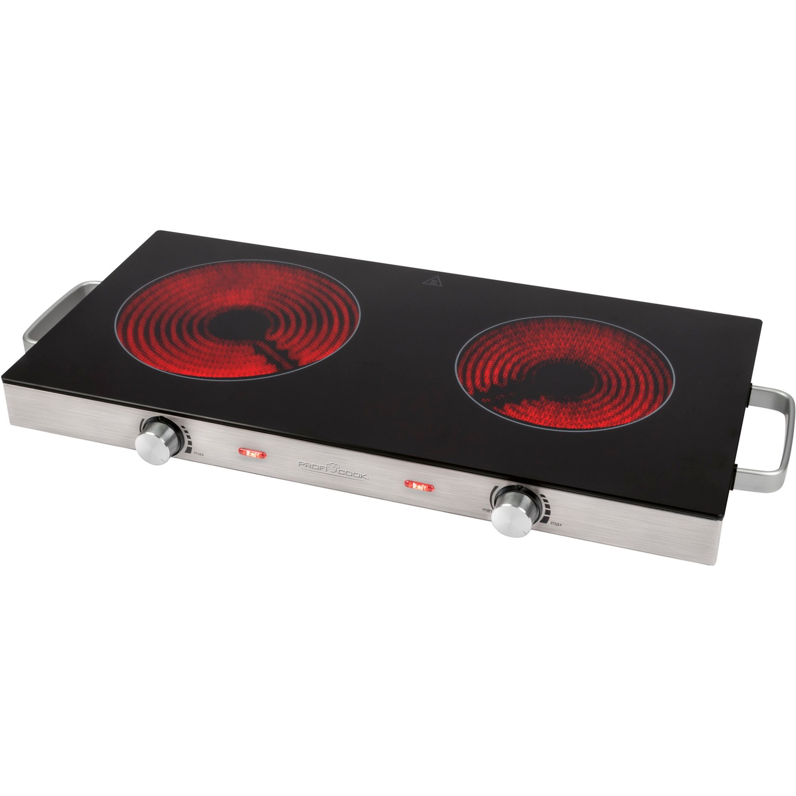 ProfiCook PC-DKP 1211 Hordozható 2 zónás Elektromos főzőlap 2800W - Inox (501211)