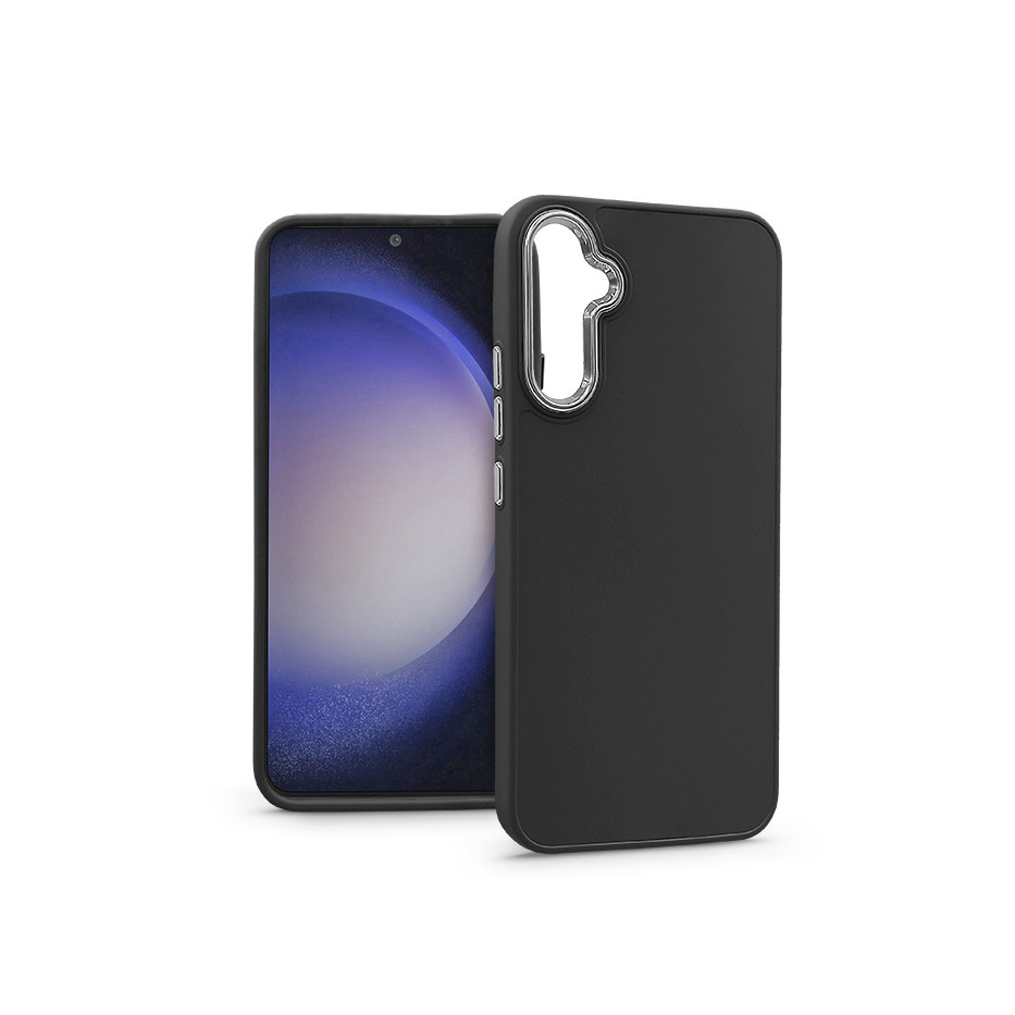 Samsung SM-S911 Galaxy S23 szilikon hátlap - Frame - fekete (PT-6688)