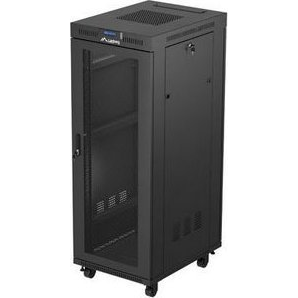 32U | 600 x 800 mm skříň RACK 19 | perforovaná | do 1200 kg | s LCD