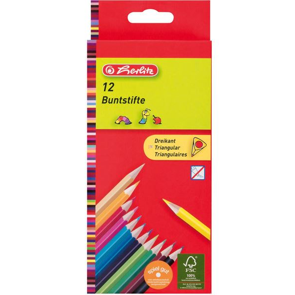 Herlitz: Színes ceruza készlet 12 db (10412021) (H10412021)