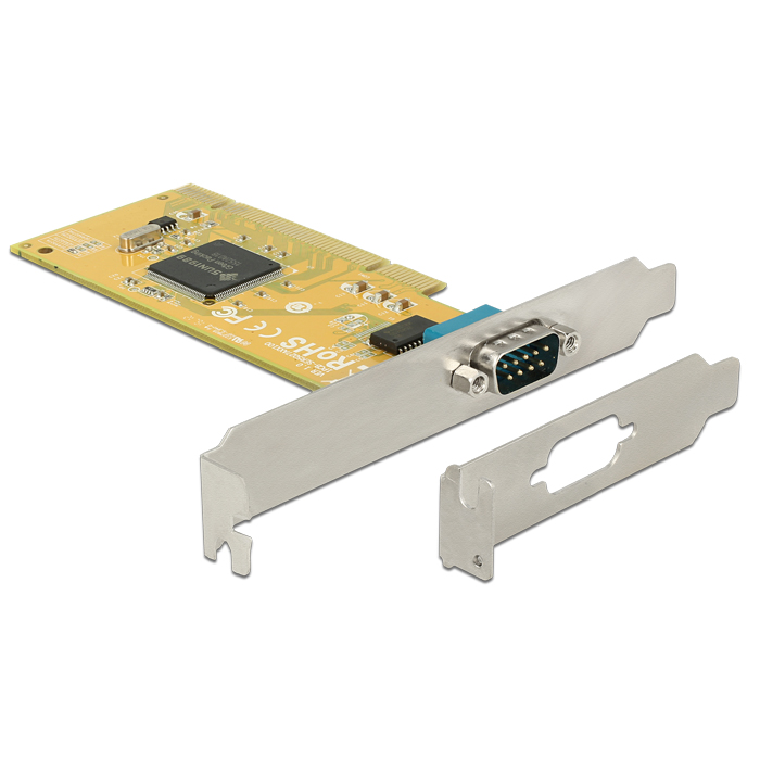 Delock PCI-kártya > 1 x Soros RS-232 (89592) (89592)