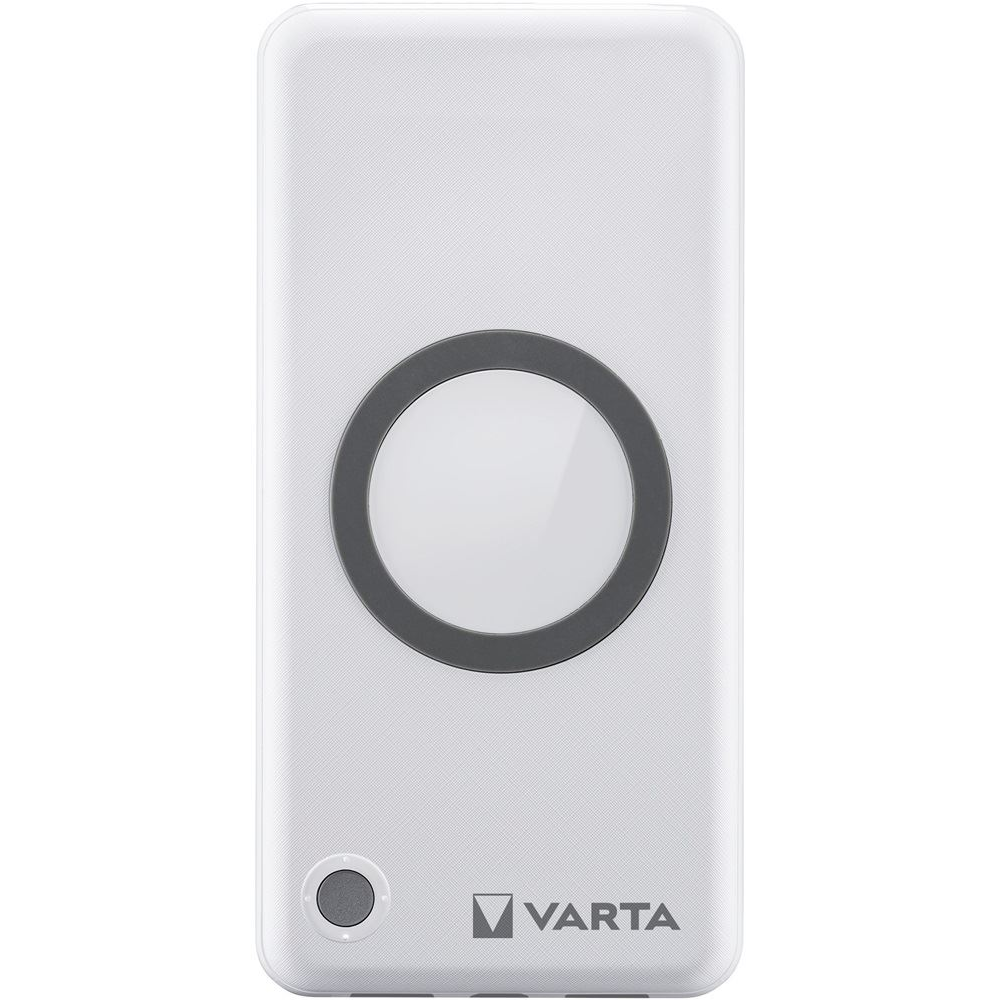 Varta 57913 Lítium-polimer (LiPo) 10000 mAh Vezeték nélkül tölthető Fehér (v57913101111)