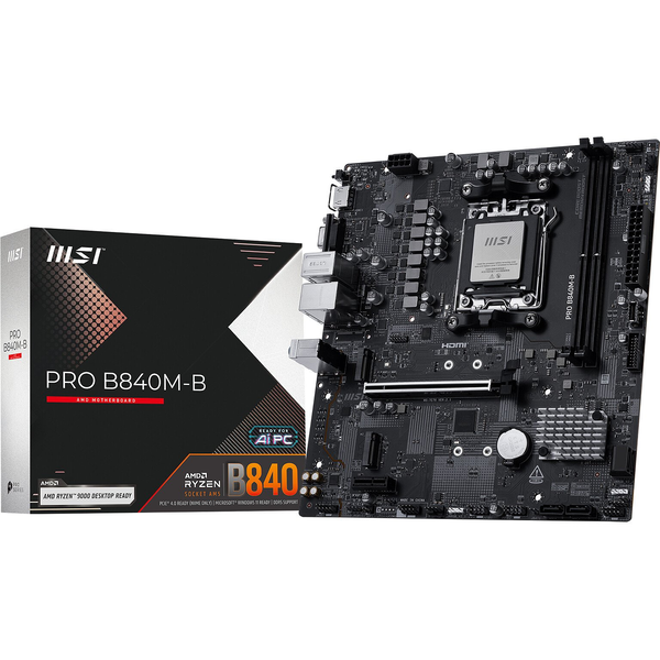 MSI B840M-B Pro DDR5 AMD AM5 MicroATX Alaplap