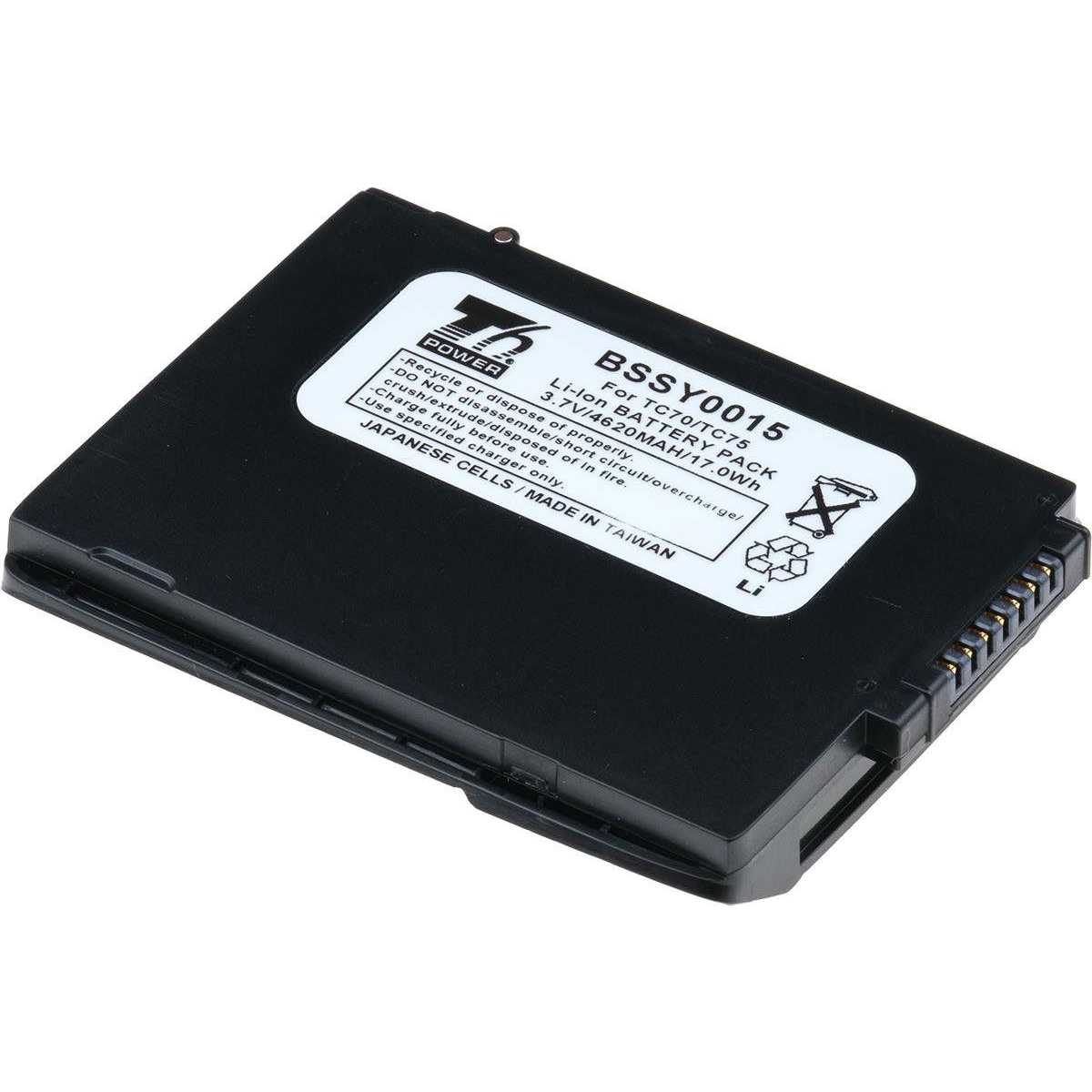 T6 Power for Motorola BTRY-TC7X-46MPP-01 barcode scanner, Li-Ion, 4620 mAh (17 Wh), 3.7 V (BSSY0015_v101235)