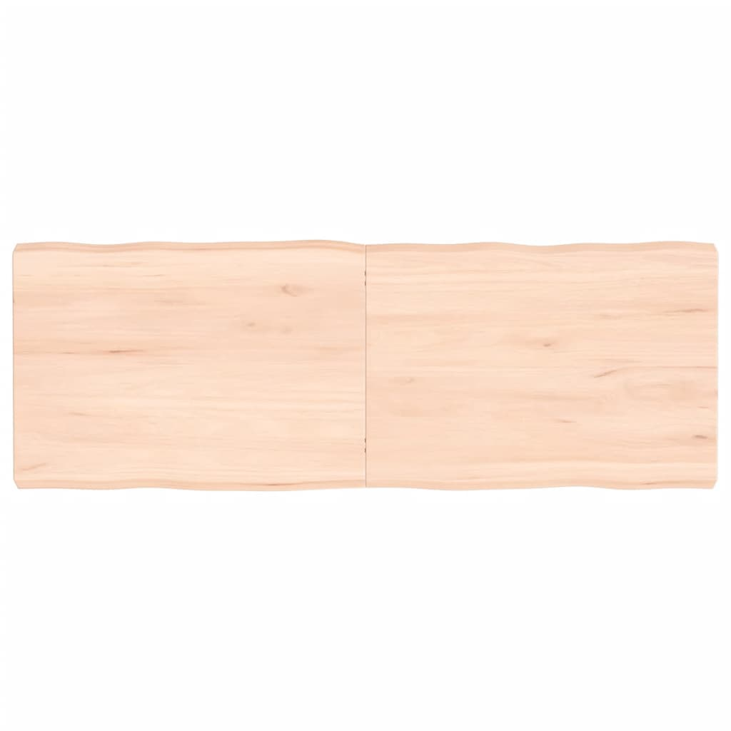 kezeletlen tömör fa asztallap 140x50x(2-6) cm (363899)