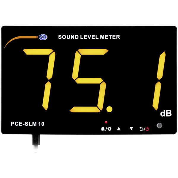 PCE Instruments Zajszintmérő 30 - 130 dB 31.5 Hz - 8.5 kHz USB (PCE-SLM 10)