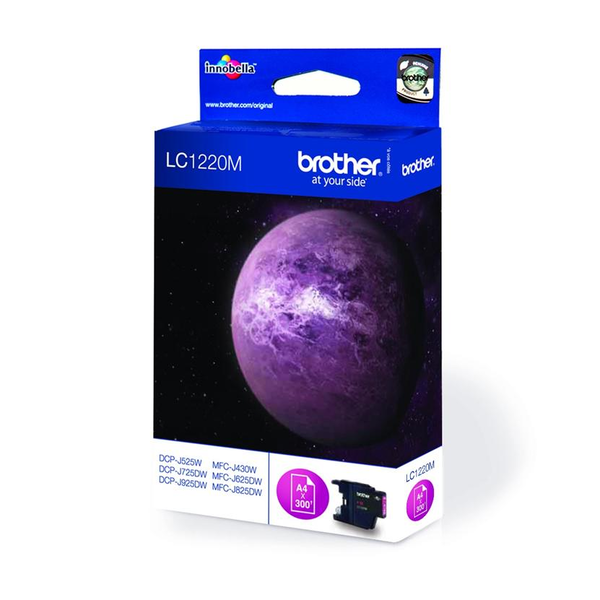 Brother LC-1220M blækpatron 1 stk Original Magenta