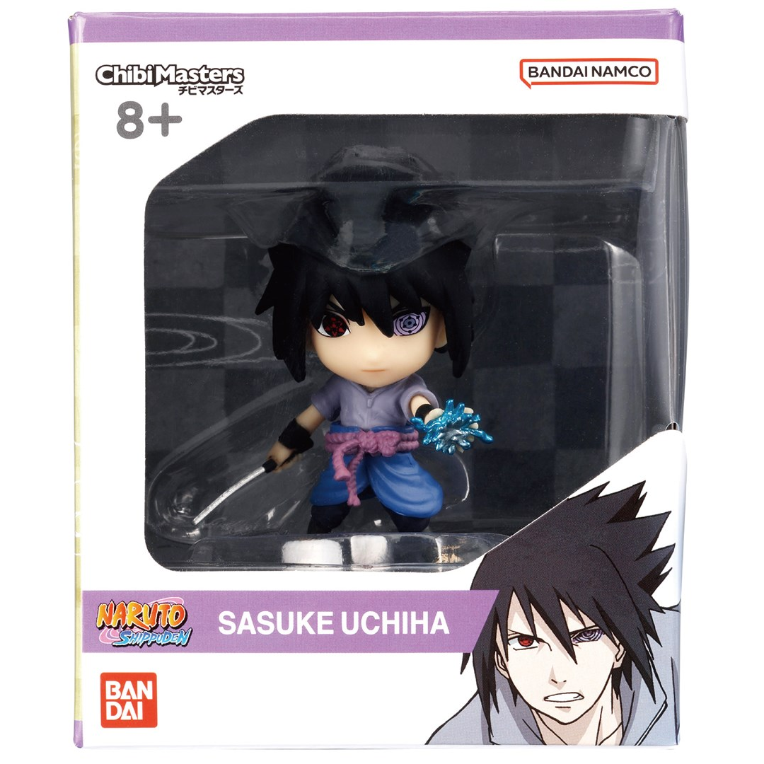 Bandai Chibi Masters Naruto - Uchiha Sasuke figura 8 cm (79932)